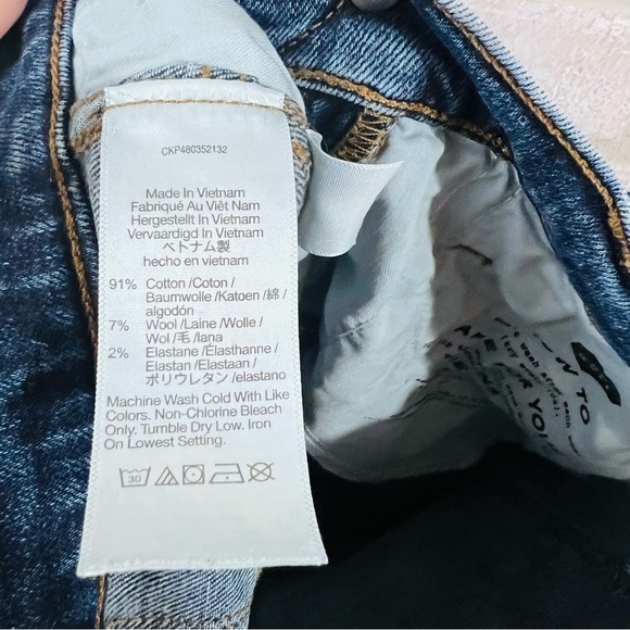 Madewell The Perfect Vintage Straight Leg Jeans in Myers Wash Size 25 - Picture 11 of 13